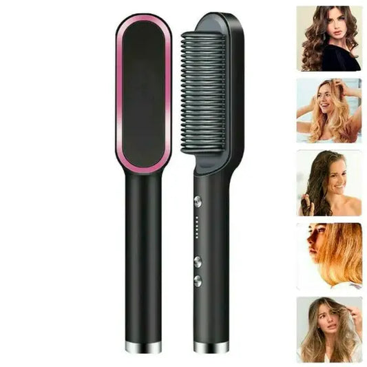 Escova Multifuncional Alisadora 2 em 1