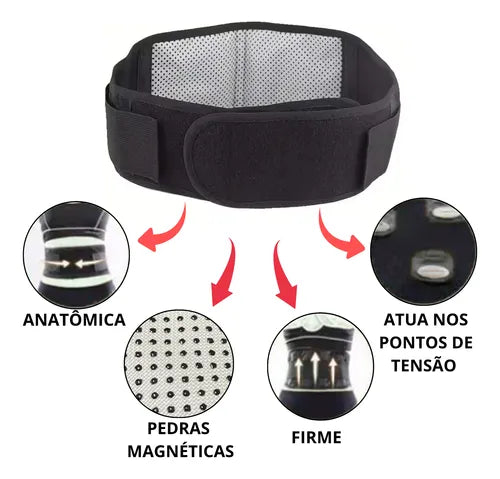 Cinta lombar Self-Heating Magnet Care