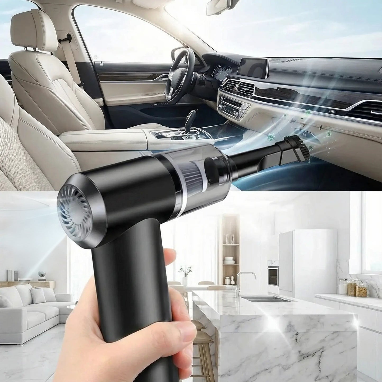 Mini Aspirador de Pó Portátil Recarregável