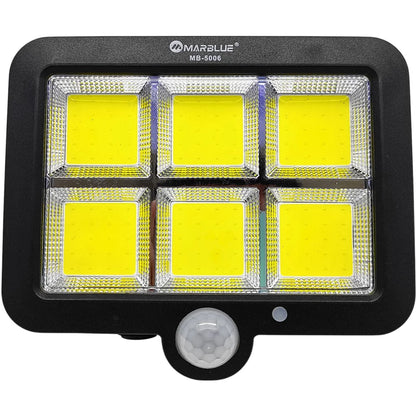 Luminária Refletor Solar 120 LEDs com Sensor de Presença