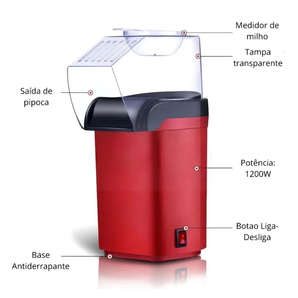 Pipoqueira Elétrica Pop Red